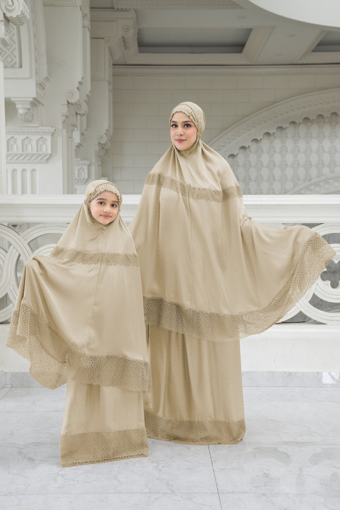 safa kids prayer robe in beige by buttonscarves with safa prayer robe