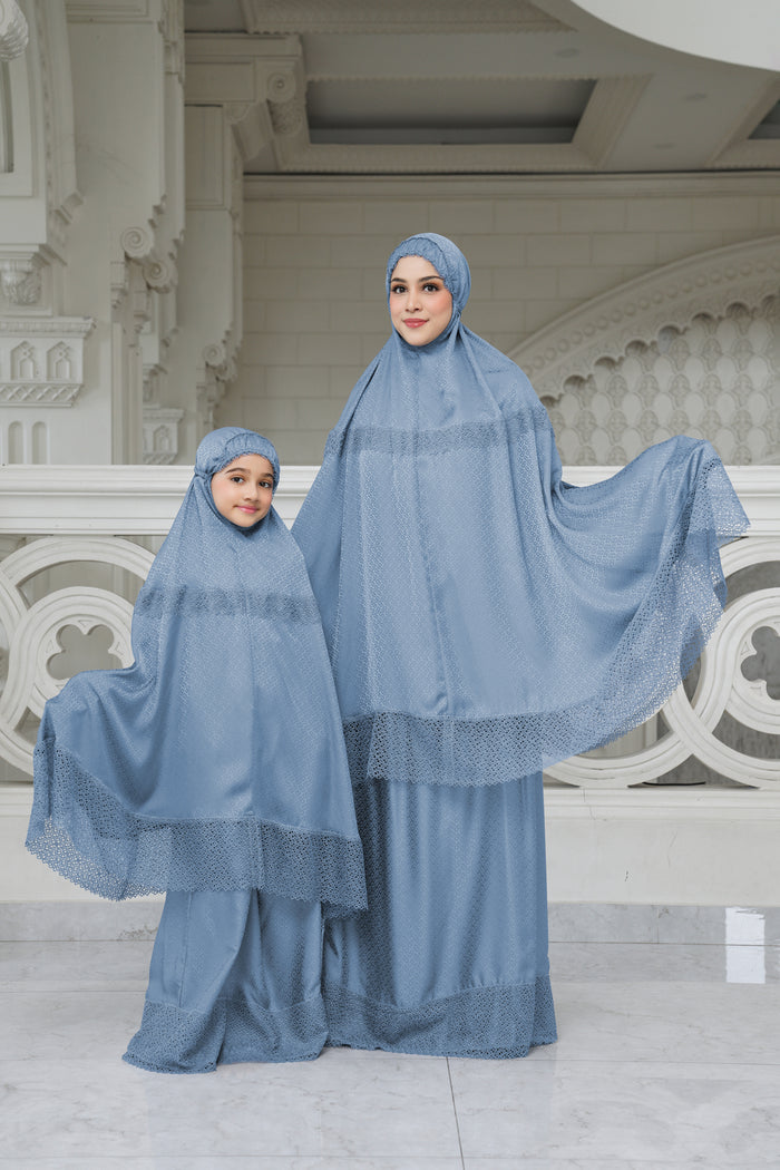 safa prayer robe in blue by buttonscarves with safa kids prayer robe