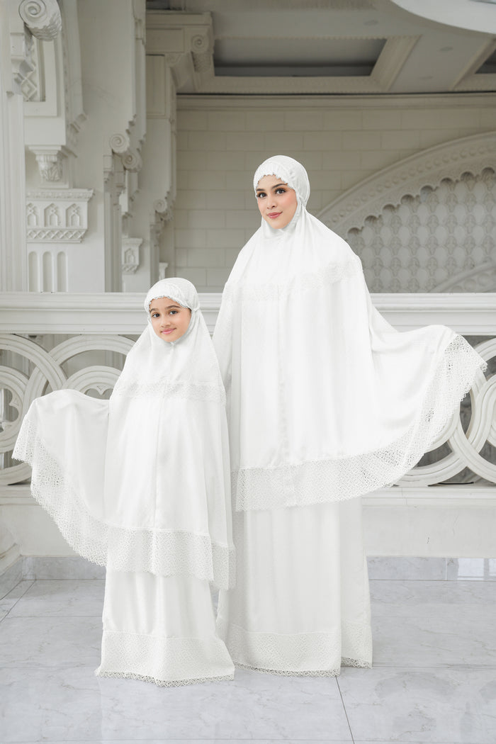 safa prayer robe in broken white by buttonscarves with safa kids prayer robe