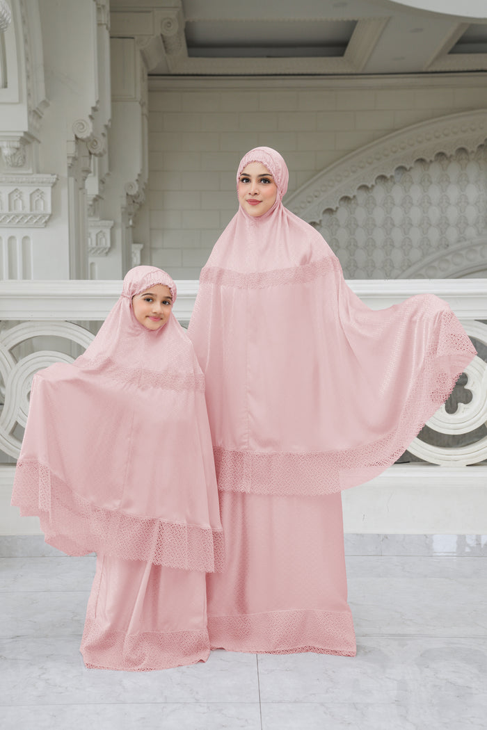 safa prayer robe in pink by buttonscarves with safa kids prayer robe
