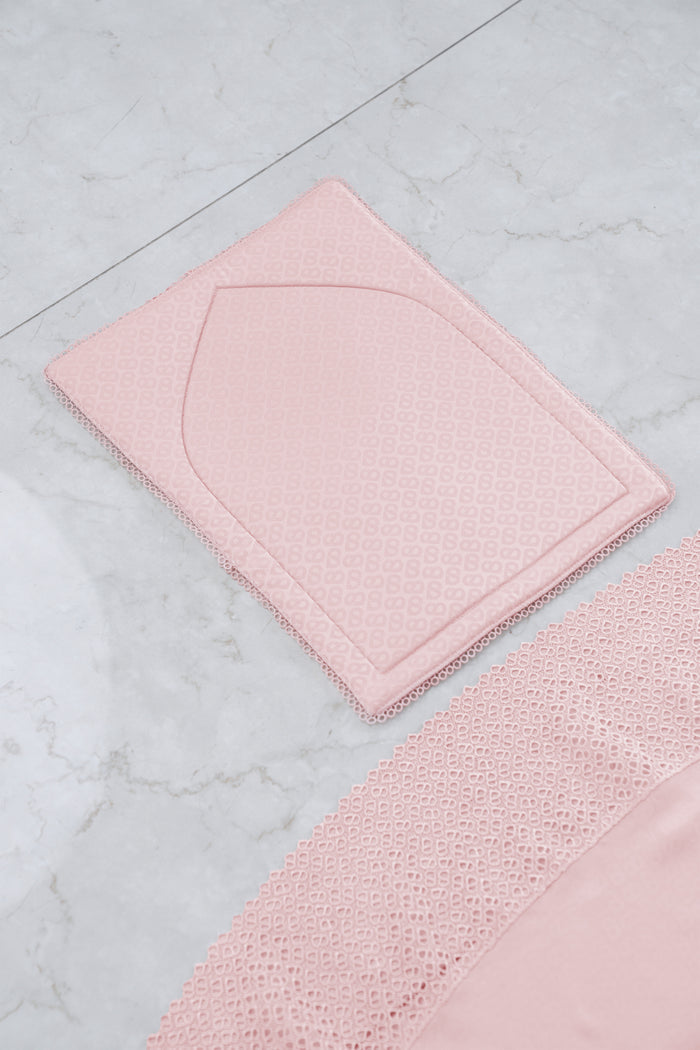 safa prayer robe in pink by buttonscarves prayer mat