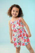 SALE Neon Floral Strappy Play Romper-Mila & Rose ®