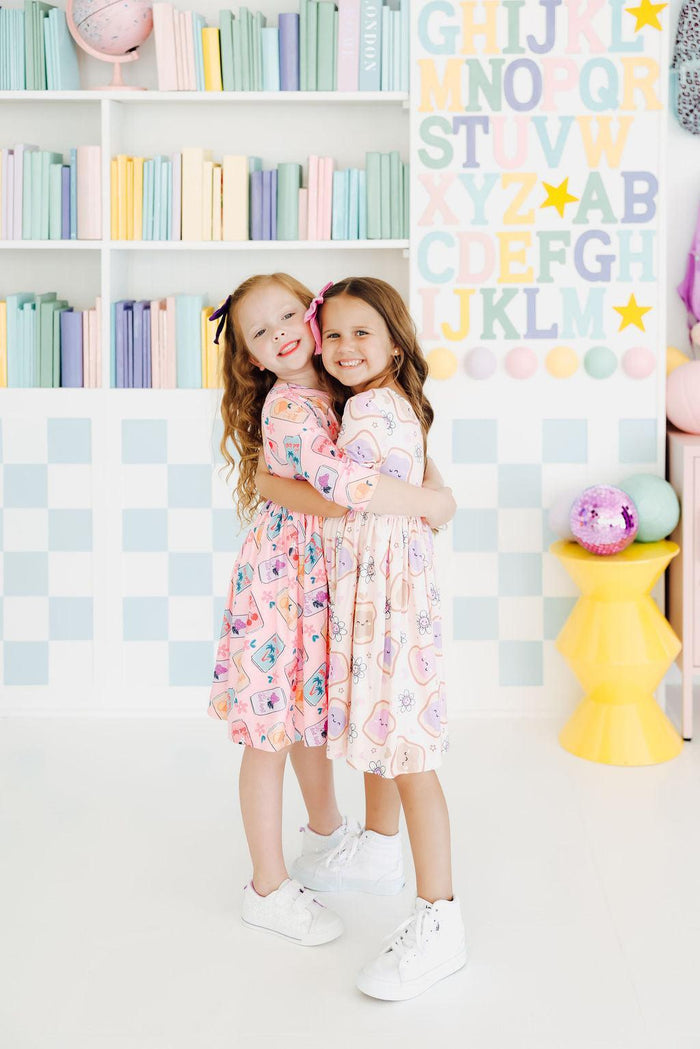 SALE Peanut Butter Jelly Time S/S Pocket Twirl Dress-Mila & Rose ®