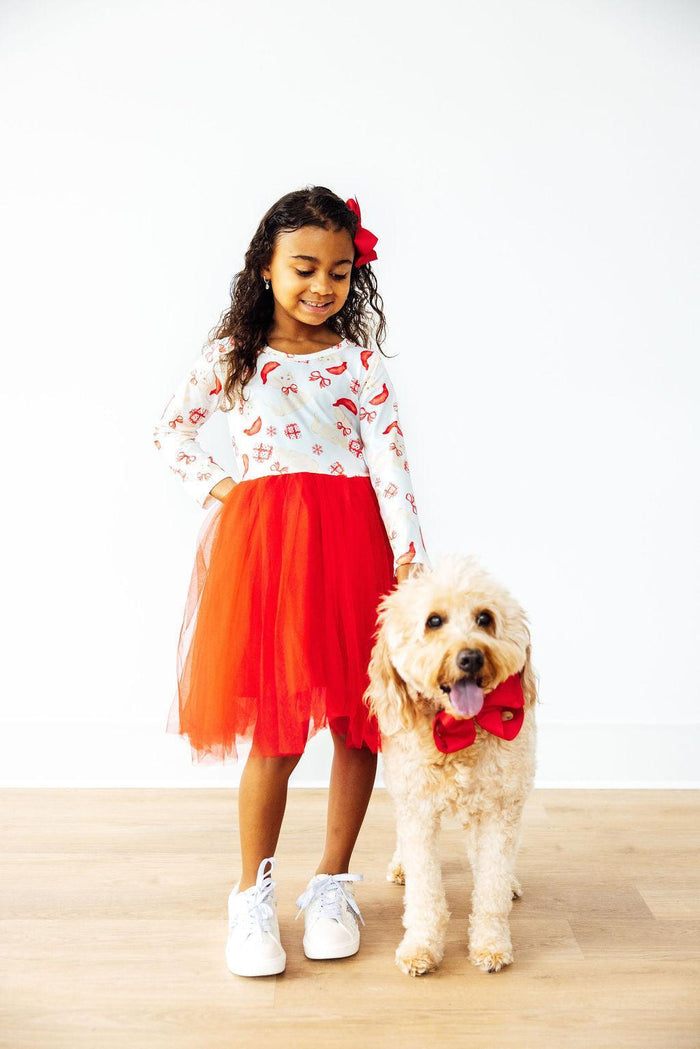 SALE Santa Paws L/S Tutu Dress-Mila & Rose ®