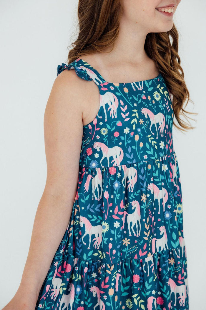SALE Wish Upon a Unicorn Ruffle Maxi Dress-Mila & Rose ®