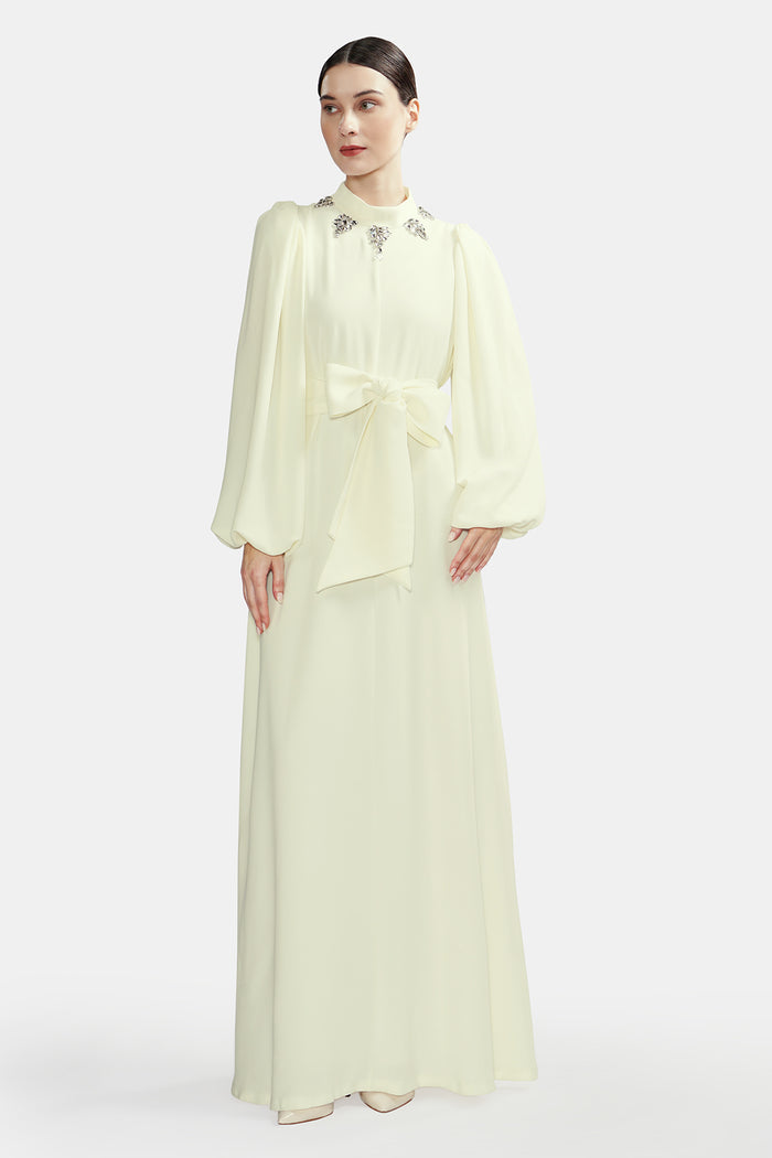 Sally Dress - Ecru