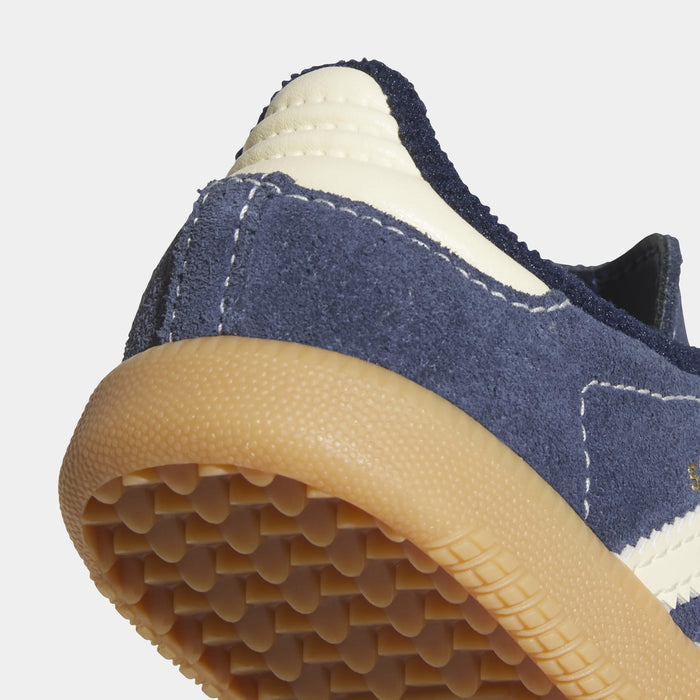 Samba OG Elastic Lace Preschool Lifestyle Shoes (Night Indigo/Warm Vanilla/Gum)