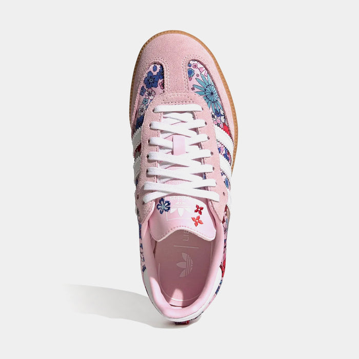 Samba OG Liberty London Clear Pink Floral Grade School Lifestyle Shoes (Clear Pink/White/Gum 3)