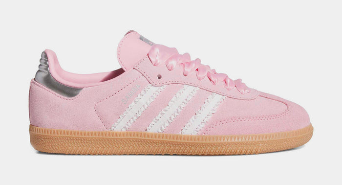 Samba OG Pink Ribbon Grade School Lifestyle Shoes (Pink)