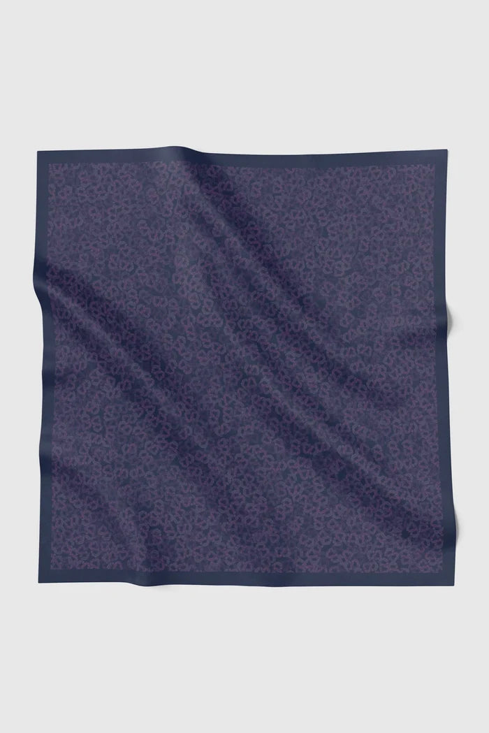 samle de fleur scarf in baritone blue by buttonscarves