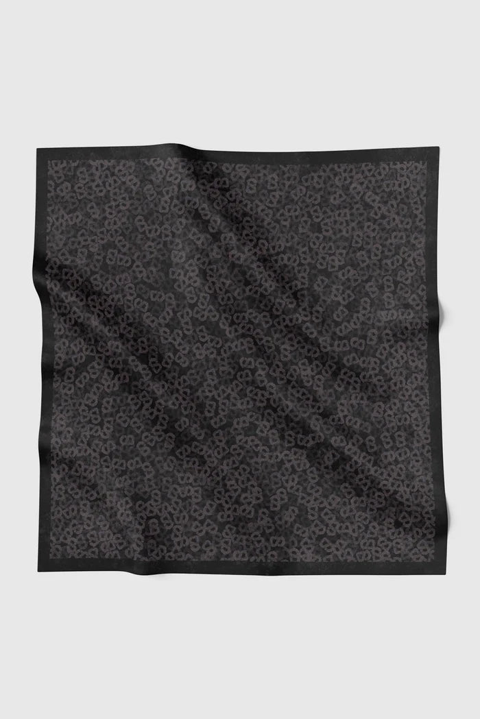 samla de fleur in black by buttonscarves