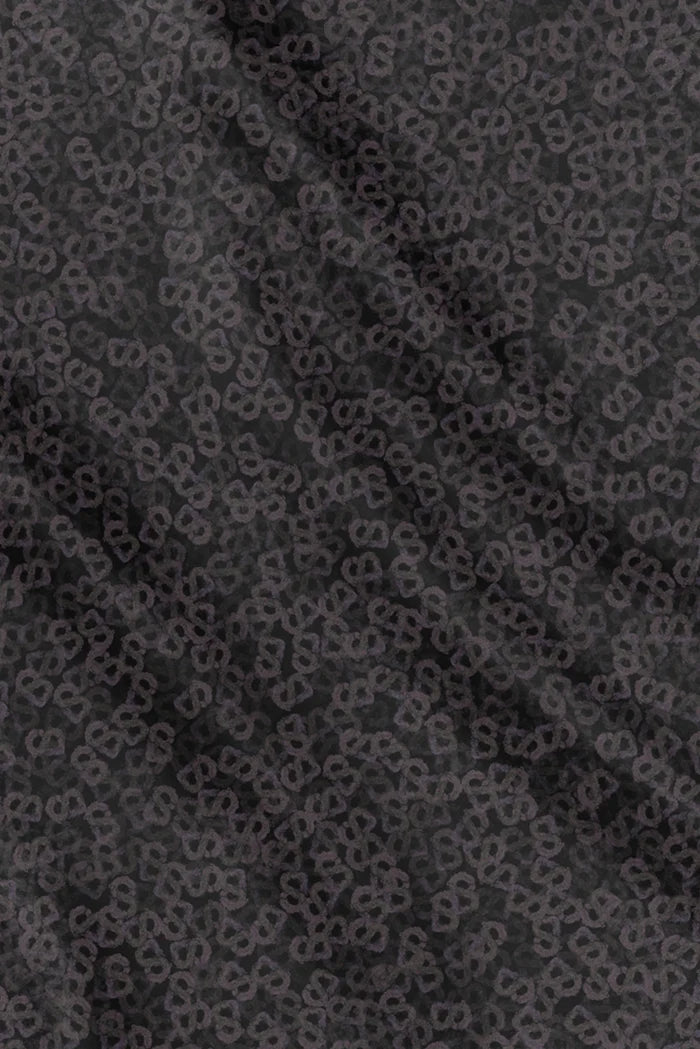 samla de fleur in black by buttonscarves motifs detail