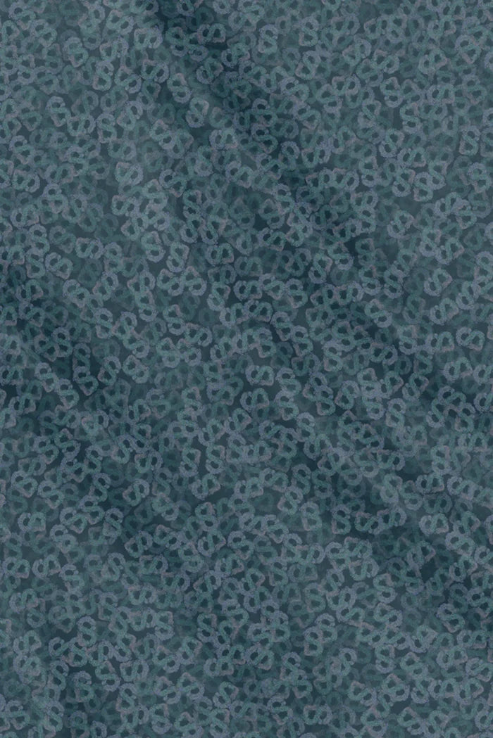 samla de fleur in blueberry by buttonscarves motifs detail