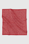 samle de fleur scarf in brick red by buttonscarves