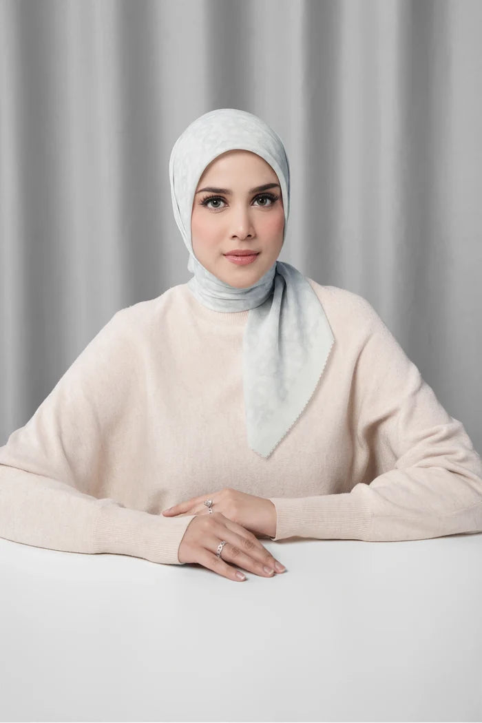 samla de fleur scarf in dawn by buttonscarves