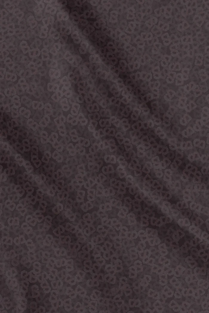samla de fleur scarf in ganache by buttonscarves motifs detail