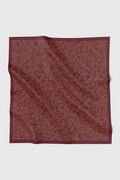 samle de fleur scarf in red mahogany by buttonscarves