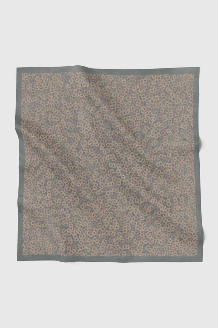 samla de fleur scarf in smoked pearl by buttonscarves