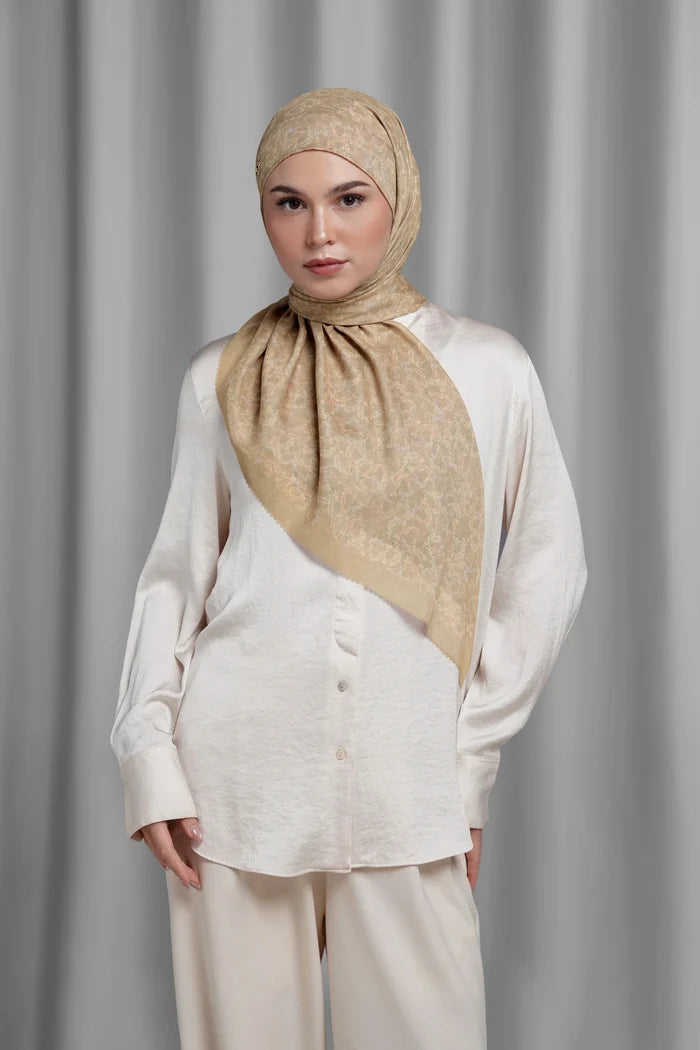 samla de fleur tie back square scarf in amphora by buttonscarves style look
