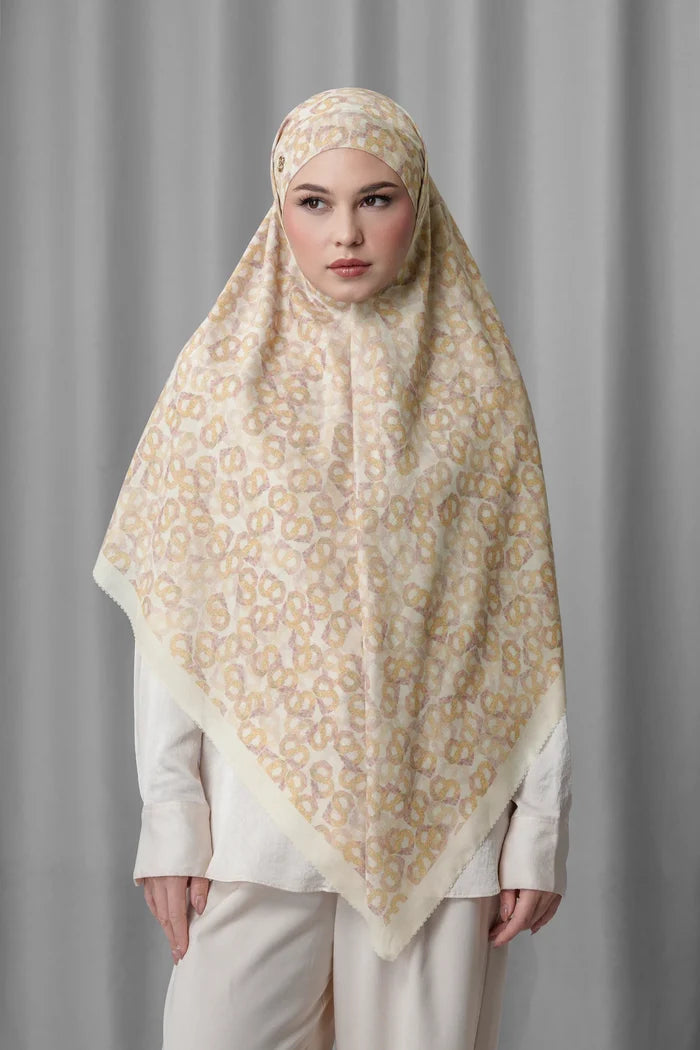 samla de fleur tie back square scarf in morn by buttonscarves