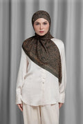 samla de fleur tie back square scarf in turkish coffee by buttonscarves style look