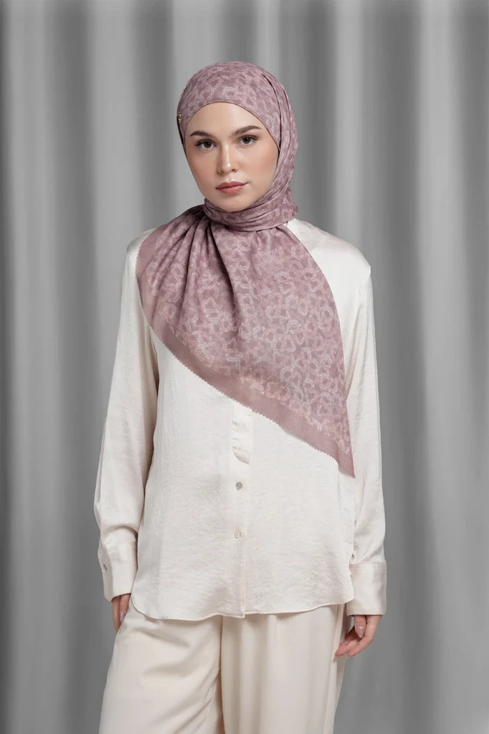 Samla de Fleur Tie Back Square - Twilight Mauve