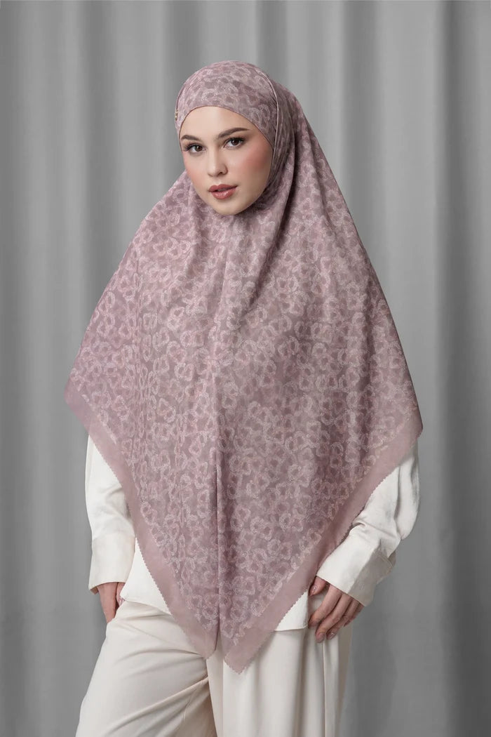 Samla de Fleur Tie Back Square - Twilight Mauve