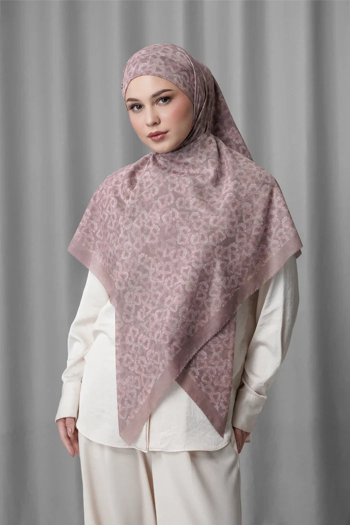 Samla de Fleur Tie Back Square - Twilight Mauve
