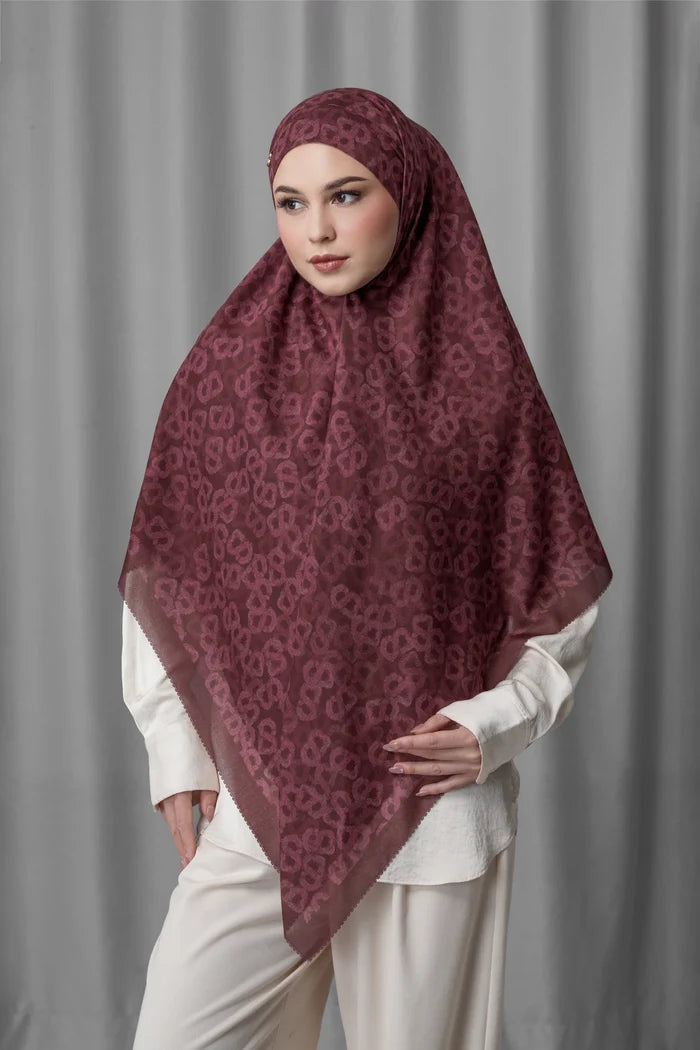 samla de fleur tie back square scarf in vineyard by buttonscarves
