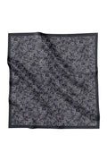 samla multicolor square scarf in charcoal by buttonscarves