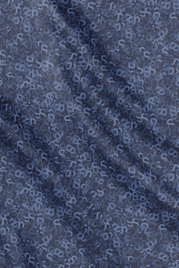 samla multicolor square scarf in deep ocean by buttonscarves pattern detail