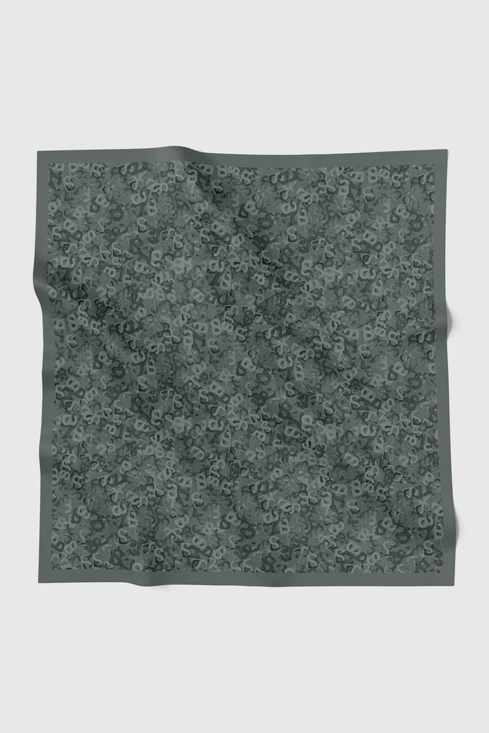 samla multicolor square scarf in iron gate by buttonscarves