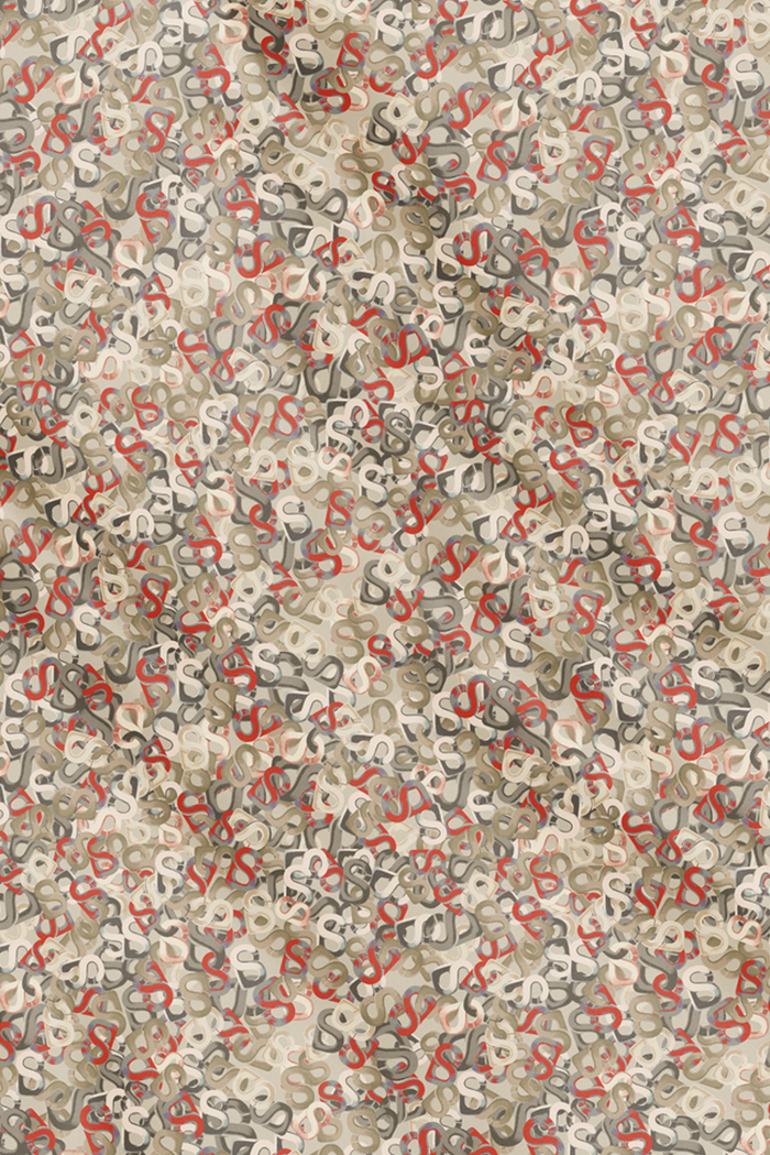 samla multicolor square scarf in olive by buttonscarves pattern detail
