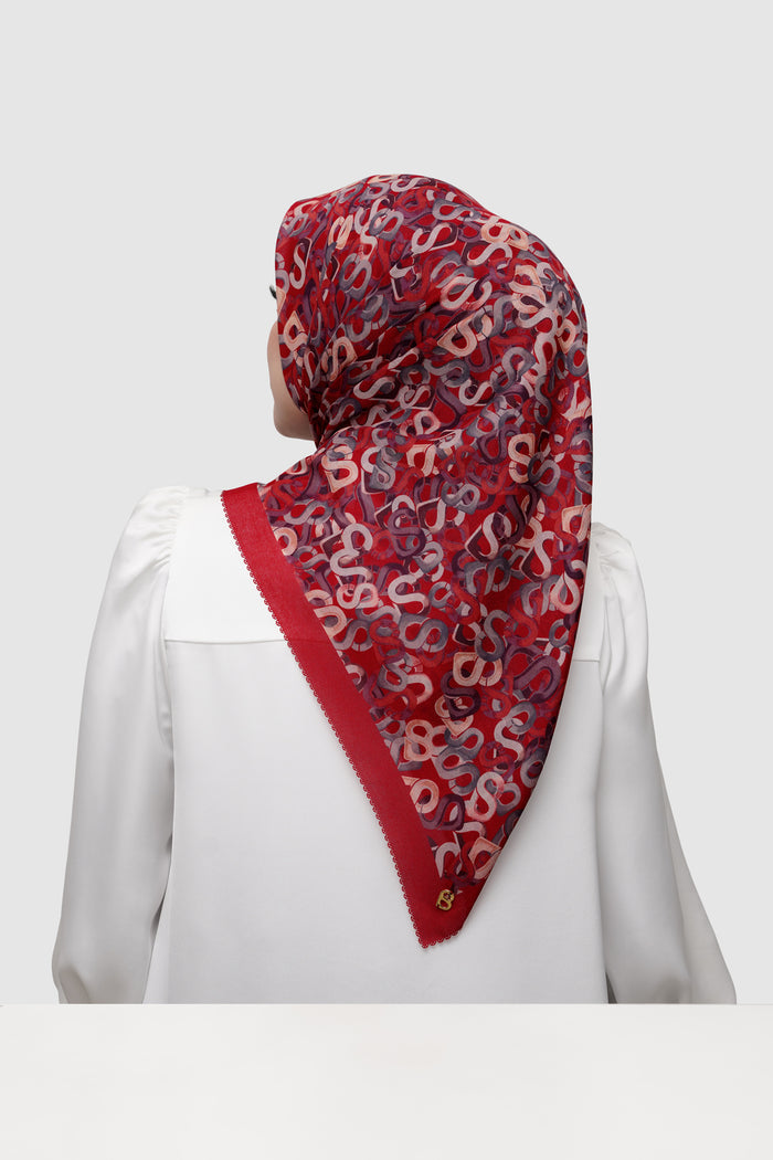Samla Multicolor Square - Raspberry