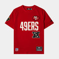 San Francisco 49ers Original Mens Short Sleeve Shirt (Red/White)