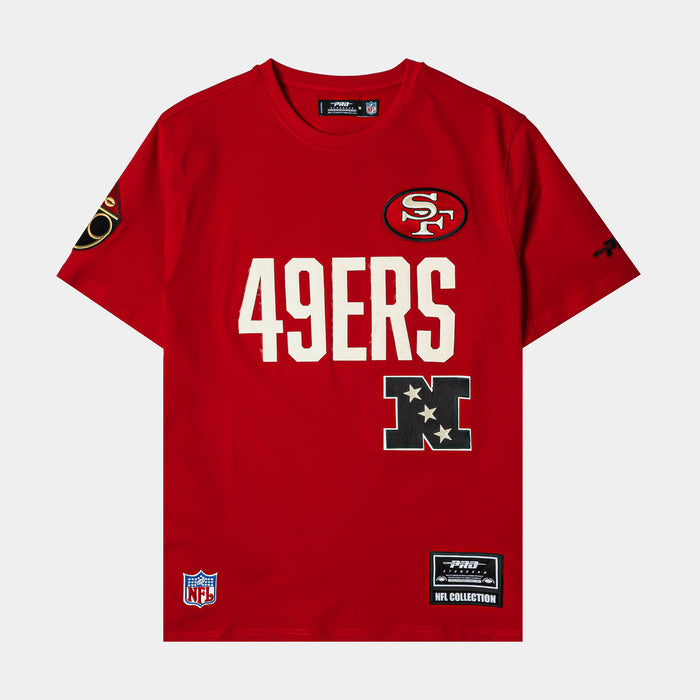 San Francisco 49ers Original Mens Short Sleeve Shirt (Red/White)