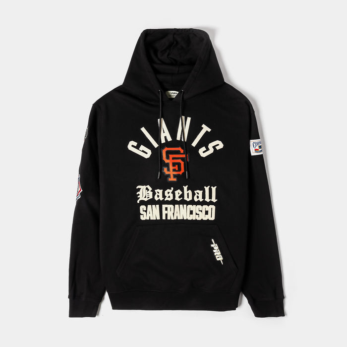 San Francisco Giants Originals Fleece Pullover Mens Hoodie (Black/White)