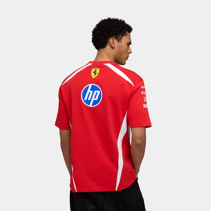 Scuderia Ferrari HP Replica Drivers Mens Short Sleeve Shirt (Puma Red)