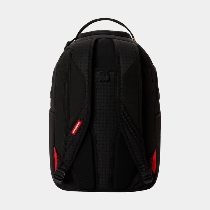 Shark Central Printed Zip Mens Backpack (Black)