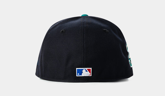 Shoe Palace Exclusive Seattle Mariners 20th Anniversay 59fifty Fitted Mens Hat (Navy/Green)