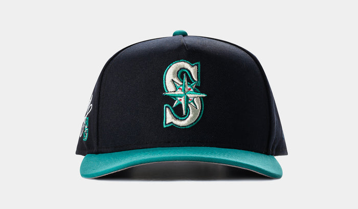 Shoe Palace Exclusive Seattle Mariners 950AF Snapback Mens Hat (Navy/Green)