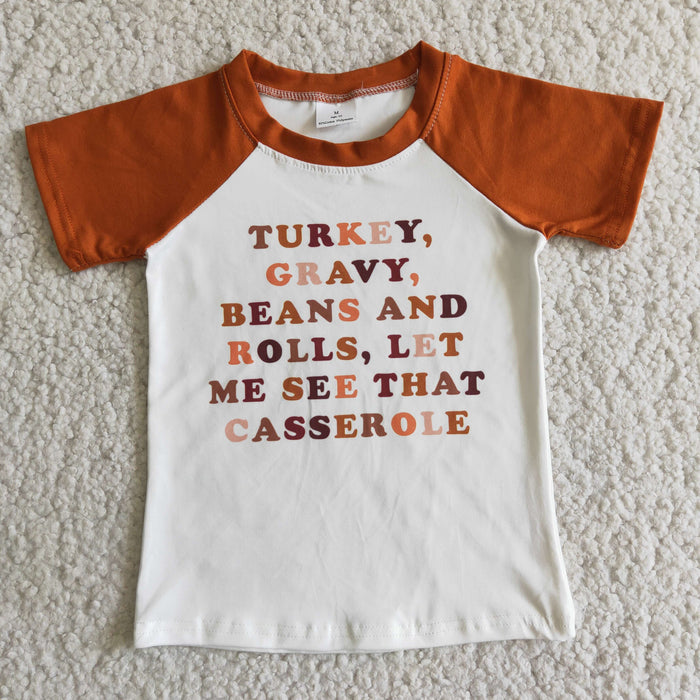 Short sleeve Tee Thanksgiving shirts   D5-3