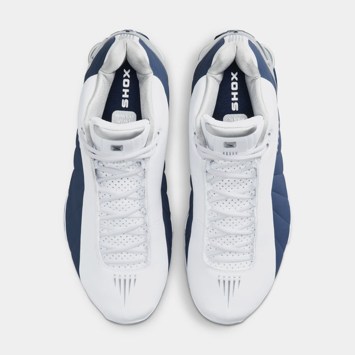 Shox BB4 Olympic Mens Lifestyle Shoes (White/Midnight Navy/Metallic Silver)