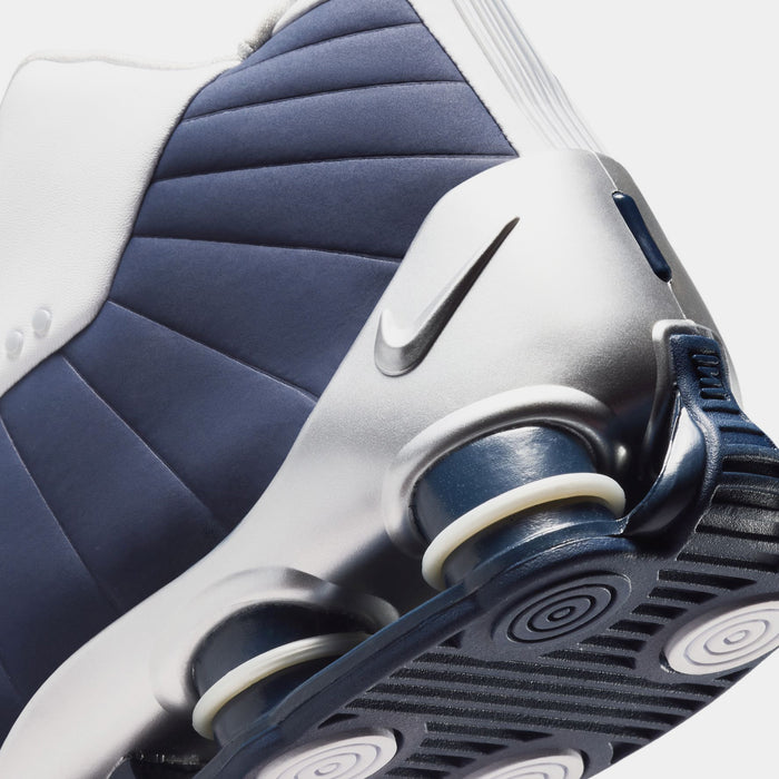 Shox BB4 Olympic Mens Lifestyle Shoes (White/Midnight Navy/Metallic Silver)