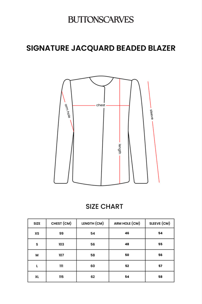Signature Jacquard Beaded Blazer - Eclipse