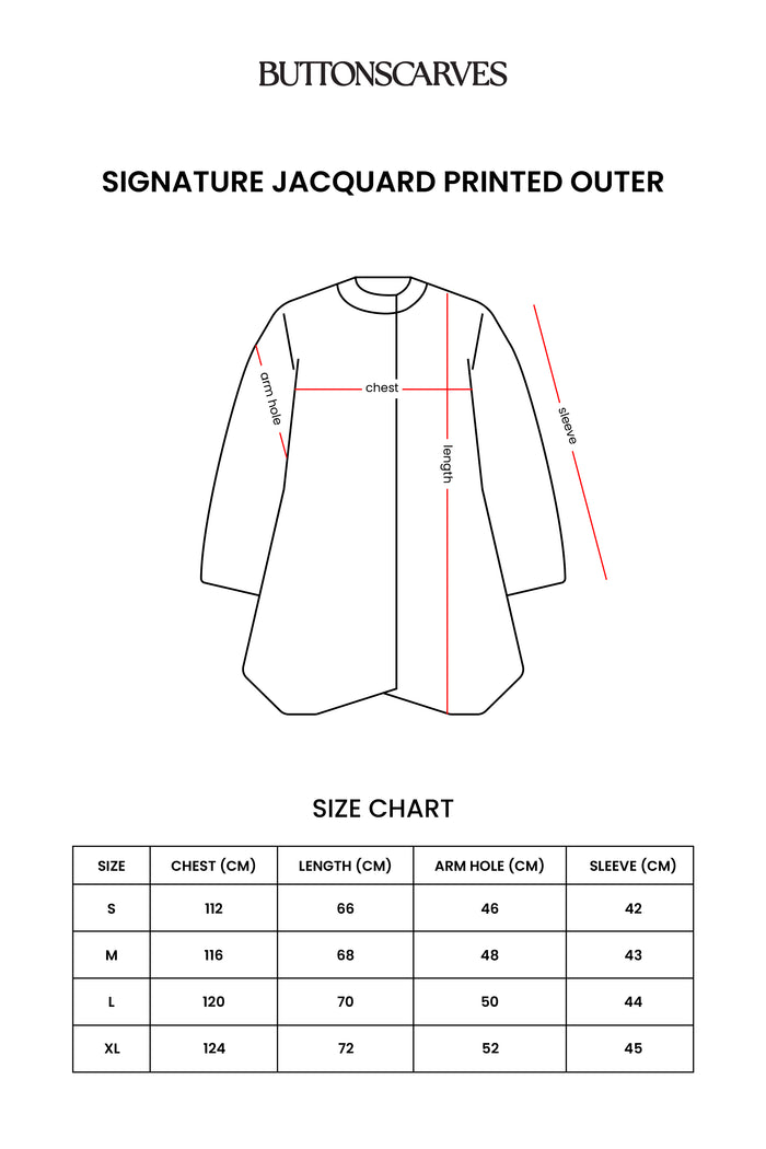 Signature Jacquard Printed Outer - Ecru