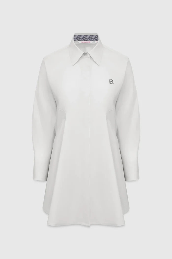 Signature Woman Poplin Shirt - White