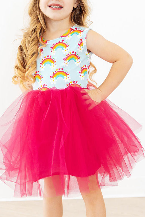 Smiling Daisies Tank Tutu Dress-Mila & Rose ®
