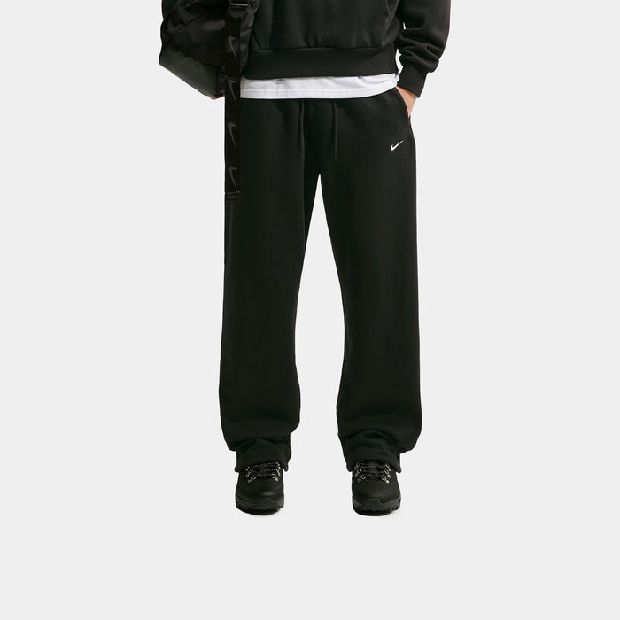 Solo Fleece Bungee Mens Pants (Total Black/Sail)