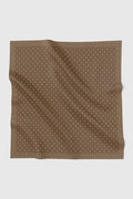 songket square scarf cinnamon by buttonscarves